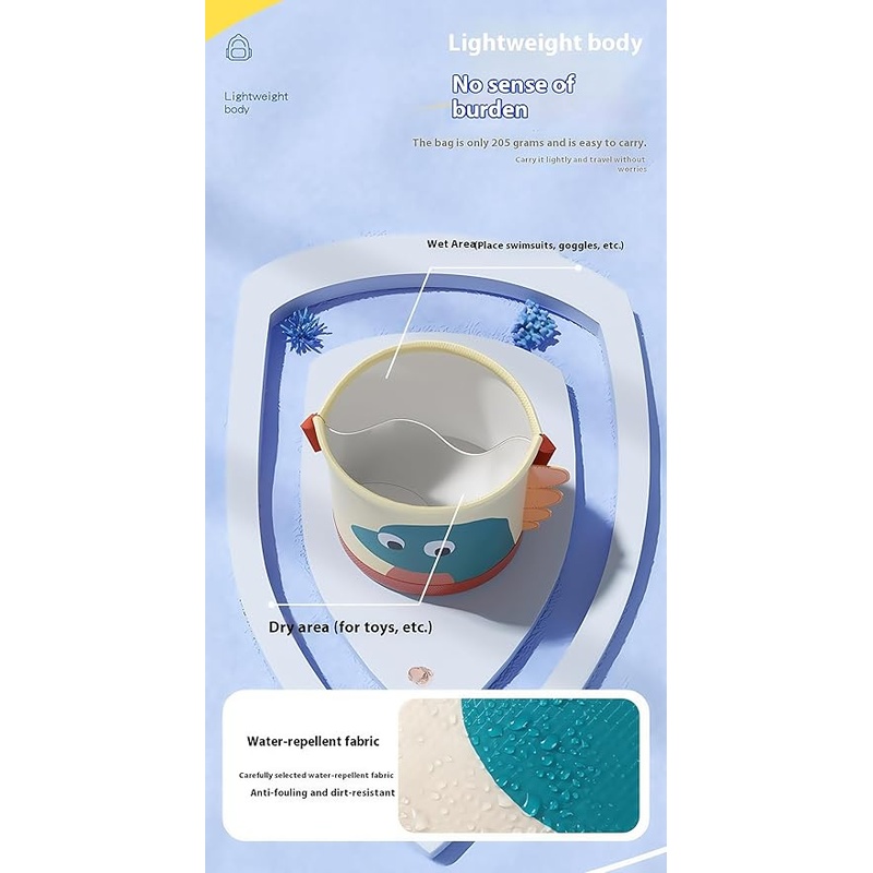 kids-swimming-bag-bag-zipper-dry-compartments-lightweight