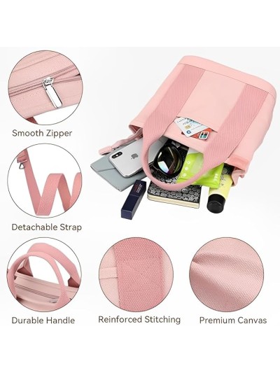 lunch-bag-tote-women-small-tote-bag-compartment-pink-canvas