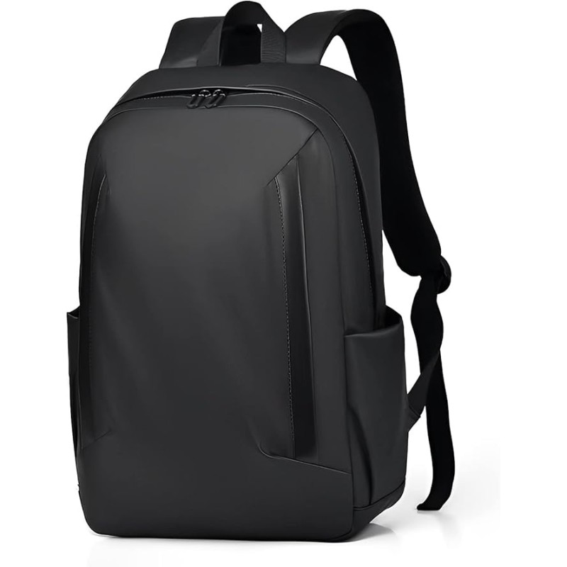 Skycare Large Capacity Backpack for Men - Casual Business Commute Bag with Double Shoulder Straps, Computer Compartment, and Fits 15.6-inch Laptop - Trendy and Stylish Design for Everyday Use.(Black) Skycare Large Capacity Backpack for Men - Casual Business Commute Bag with Double Shoulder Straps, Computer Compartment, and Fits 15.6-inch Laptop - Trendy and Stylish Design for Everyday Use.(Black)