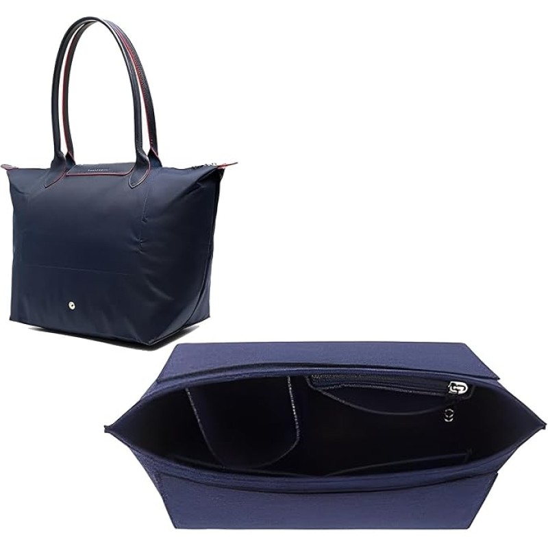 Skycare Purse Organizer Insert for Longchamp Le Pliage Large Tote - Premium Felt Organizer for Perfectly Organized Essentials (Small, Blue) Skycare Purse Organizer Insert for Longchamp Le Pliage Large Tote - Premium Felt Organizer for Perfectly Organized Essentials (Small, Blue)