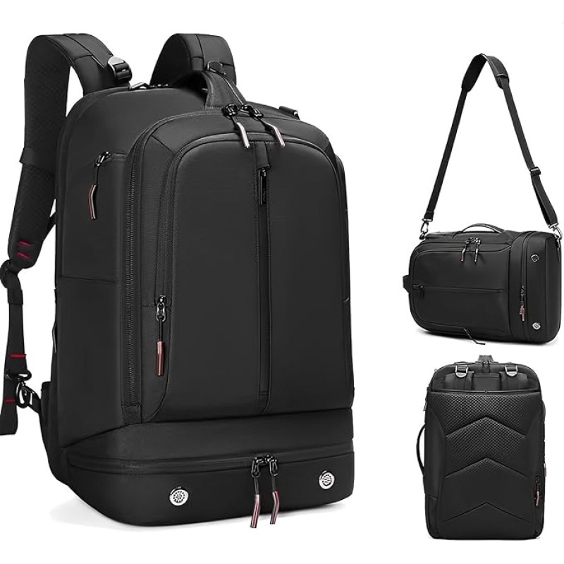 Skycare Business Travel Waterproof Backpack, Multi-functional Large Capacity Expandable Computer Bag for Handheld or Shoulder Carry Skycare Business Travel Waterproof Backpack, Multi-functional Large Capacity Expandable Computer Bag for Handheld or Shoulder Carry
