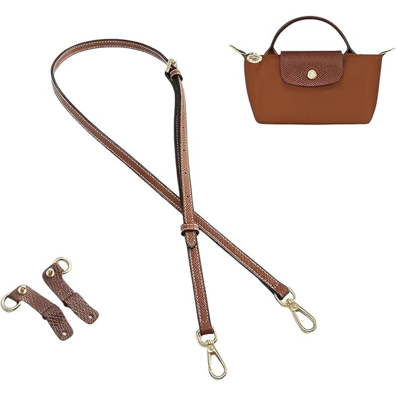 Adjustable Leather Replacement Straps - Ideal for Longchamp Le Pliage Original Adjustable Leather Replacement Straps - Ideal for Longchamp Le Pliage Original