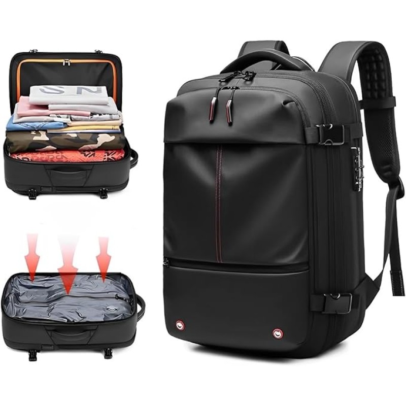 Skycare Business Travel Waterproof Backpack, Multi-functional Large Capacity Expandable Computer Bag for Handheld or Shoulder Carry Skycare Business Travel Waterproof Backpack, Multi-functional Large Capacity Expandable Computer Bag for Handheld or Shoulder Carry