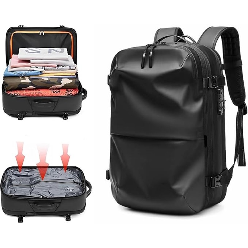 Skycare Business Travel Waterproof Backpack, Multi-functional Large Capacity Expandable Computer Bag for Handheld or Shoulder Carry Skycare Business Travel Waterproof Backpack, Multi-functional Large Capacity Expandable Computer Bag for Handheld or Shoulder Carry