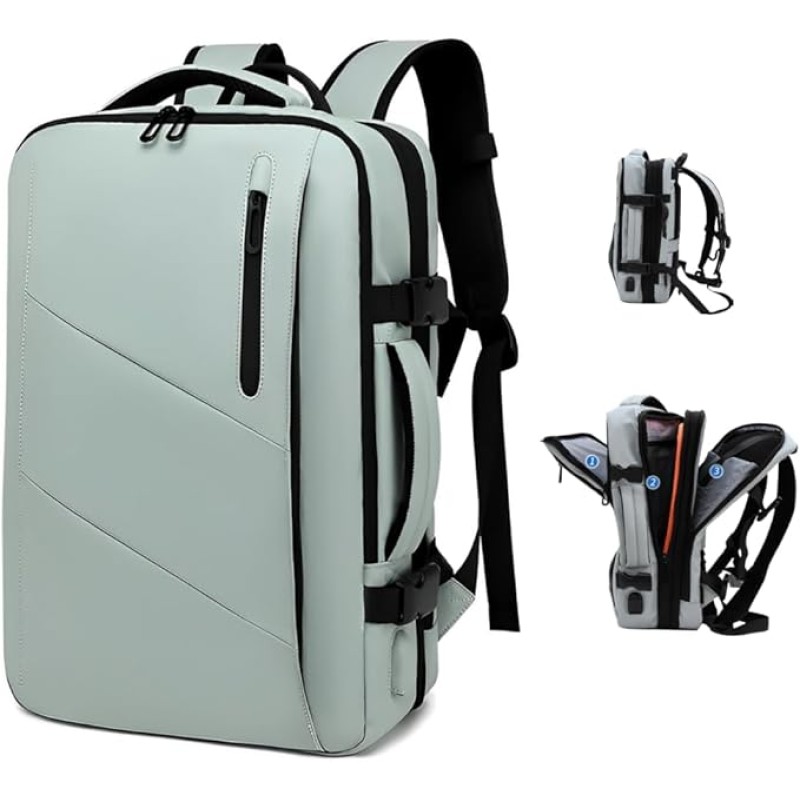 Skycare Business Travel Waterproof Backpack, Multi-functional Large Capacity Expandable Computer Bag for Handheld or Shoulder Carry Skycare Business Travel Waterproof Backpack, Multi-functional Large Capacity Expandable Computer Bag for Handheld or Shoulder Carry