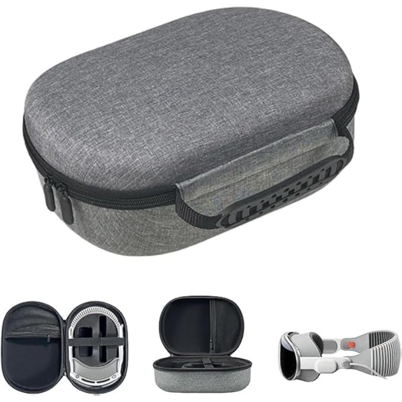 Skycare Carrying Case for Apple Vision Pro, Anti-Fall Hard Travel Case for Apple Vision Pro Case Protable Waterproof Storage Bag for Apple Vision Pro Accessories (Grey) Skycare Carrying Case for Apple Vision Pro, Anti-Fall Hard Travel Case for Apple Vision Pro Case Protable Waterproof Storage Bag for Apple Vision Pro Accessories (Grey)