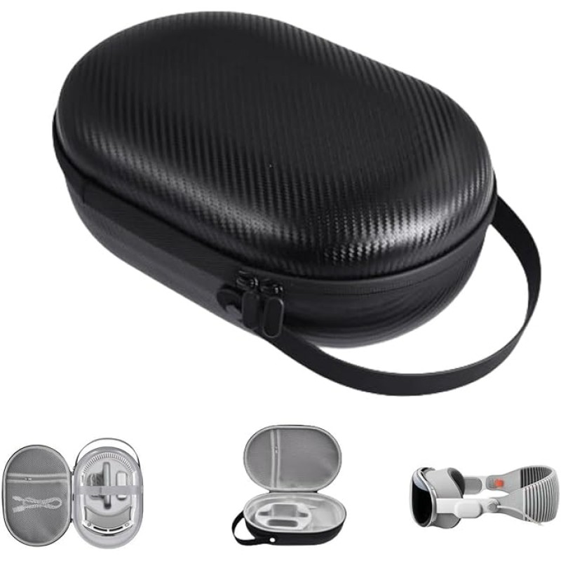 Skycare Carrying Case for Apple Vision Pro, Anti-Fall Hard Travel Case for Apple Vision Pro Case Protable Waterproof Storage Bag for Apple Vision Pro Accessories (Black-2) Skycare Carrying Case for Apple Vision Pro, Anti-Fall Hard Travel Case for Apple Vision Pro Case Protable Waterproof Storage Bag for Apple Vision Pro Accessories (Black-2)