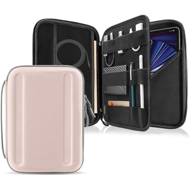 Skycare Portfolio Case for 11-13 Inch iPad Pro M4 & iPad Air M2 2024, iPad Pro M2&M1, 10.9-in iPad Air 5, 10.9-in iPad 10, Carrying Storage Sleeve Bag with Accessories Compartment (Pink, 13inch) Skycare Portfolio Case for 11-13 Inch iPad Pro M4 & iPad Air M2 2024, iPad Pro M2&M1, 10.9-in iPad Air 5, 10.9-in iPad 10, Carrying Storage Sleeve Bag with Accessories Compartment (Pink, 13inch)