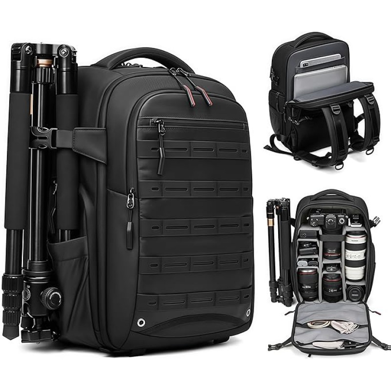 Skycare camera Bag Professional Camera Backpack for DSLR SLR Mirrorless Camera Waterproof Camera Laptop Backpack 17 Inch Anti Theft Travel Camera Case Large Capacity Photography Backpack (Black-1) Skycare camera Bag Professional Camera Backpack for DSLR SLR Mirrorless Camera Waterproof Camera Laptop Backpack 17 Inch Anti Theft Travel Camera Case Large Capacity Photography Backpack (Black-1)